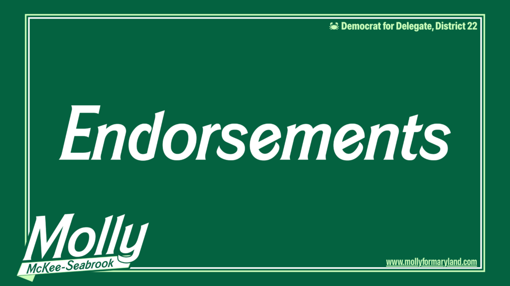 Image with text "ENDORSEMENTS" and Molly's logo